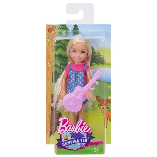 Chelsea Doll - Ukulele + Boy Doll - Fishing Pole