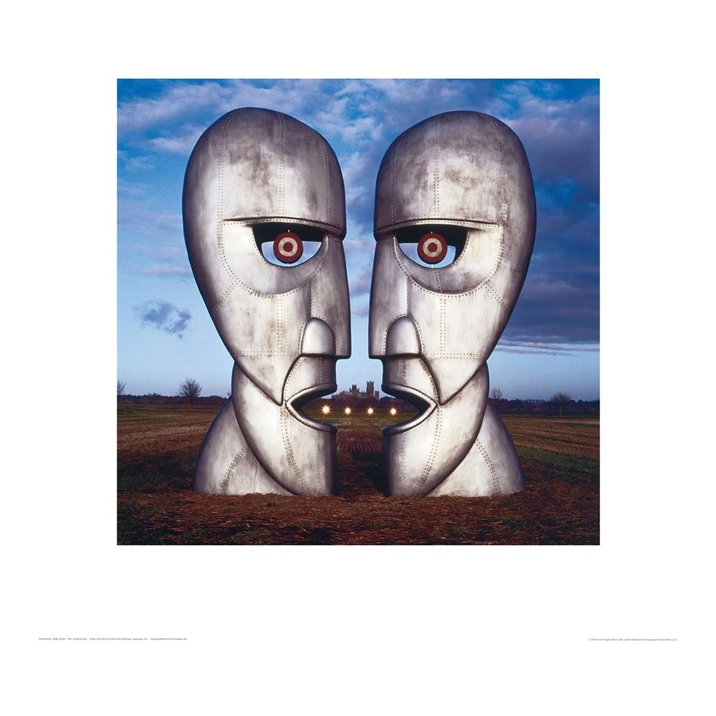 PYRAMID POSTERS Pink Floyd The Division Bell Art Print - 230 gsm matt-coated art paper 40 X 40 Cm