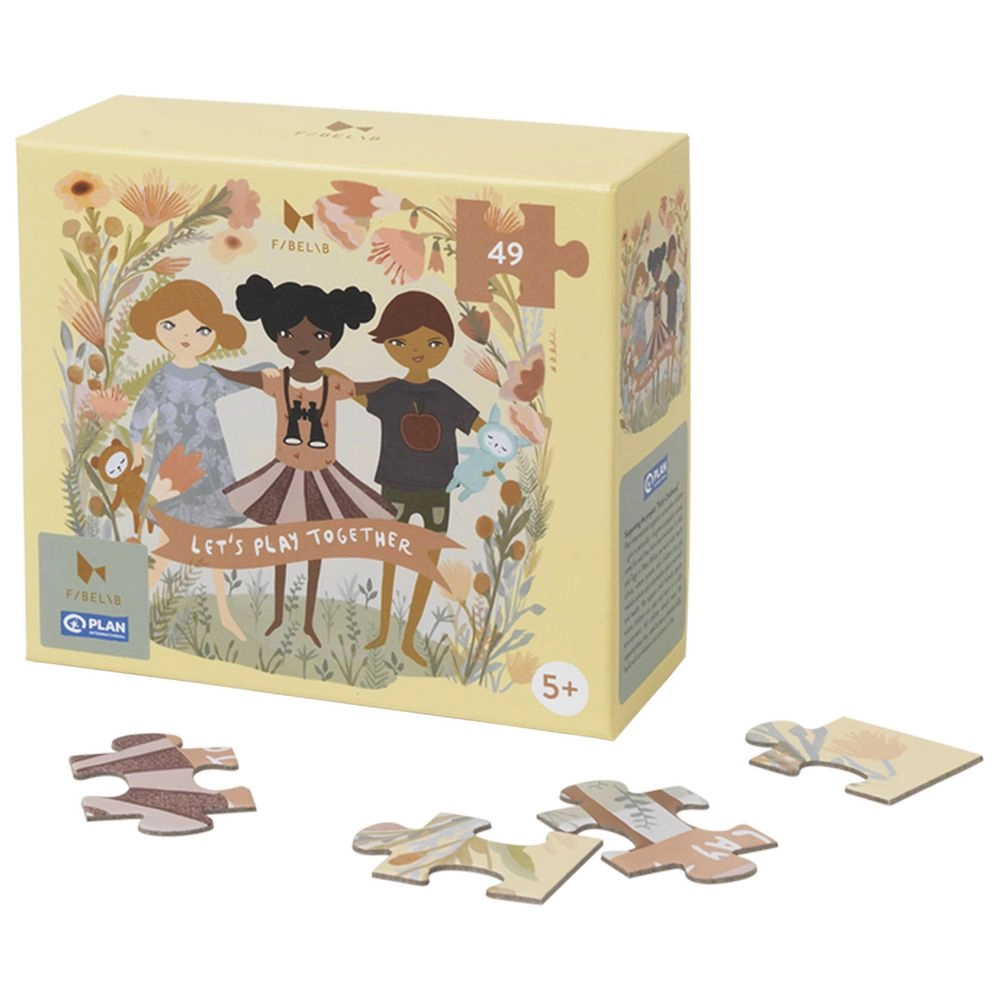 Fabelab Let's Play Together Puzzle - 4 years & above 49 pieces