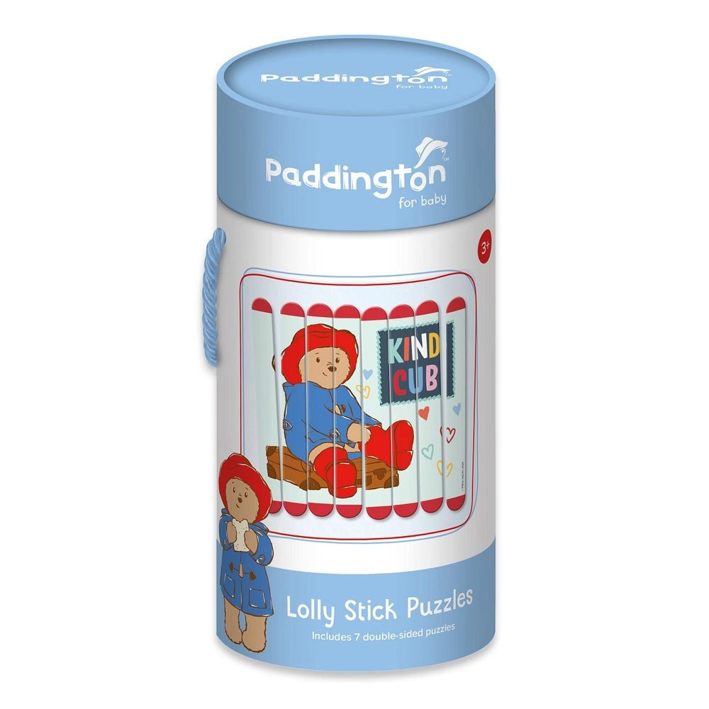 North Parade Publishing Puzzle Sticks In Tube - Paddington Baby - Suitable for 3 years & above
