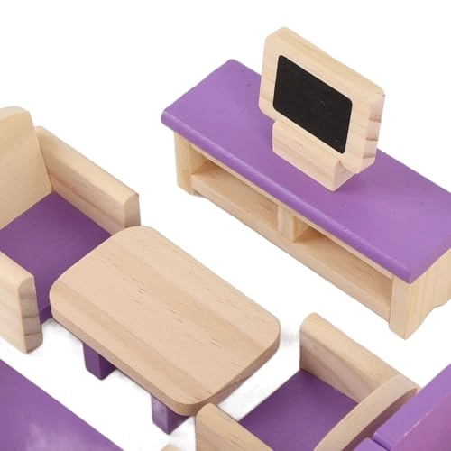 Wooden Toy Furniture - 18 months and up 19 pieces