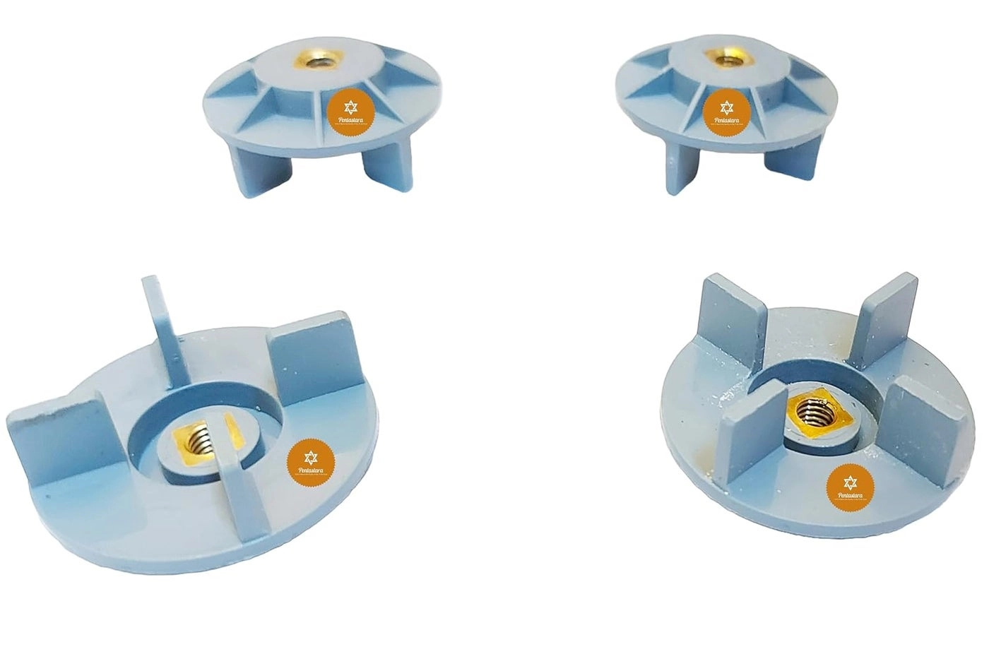 Motor Coupler - 2 Units White