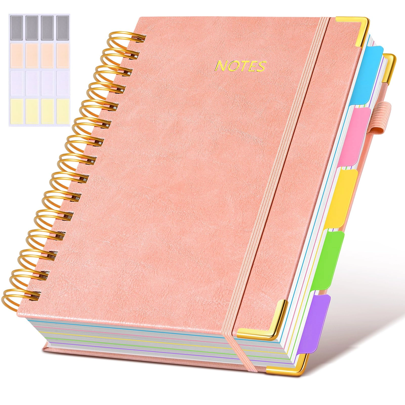 Hardcover Spiral Notebook A5 Spiral - Lined 300 Pages