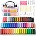 Polymer Clay Kit - 50 Colors 19 Carving Tools