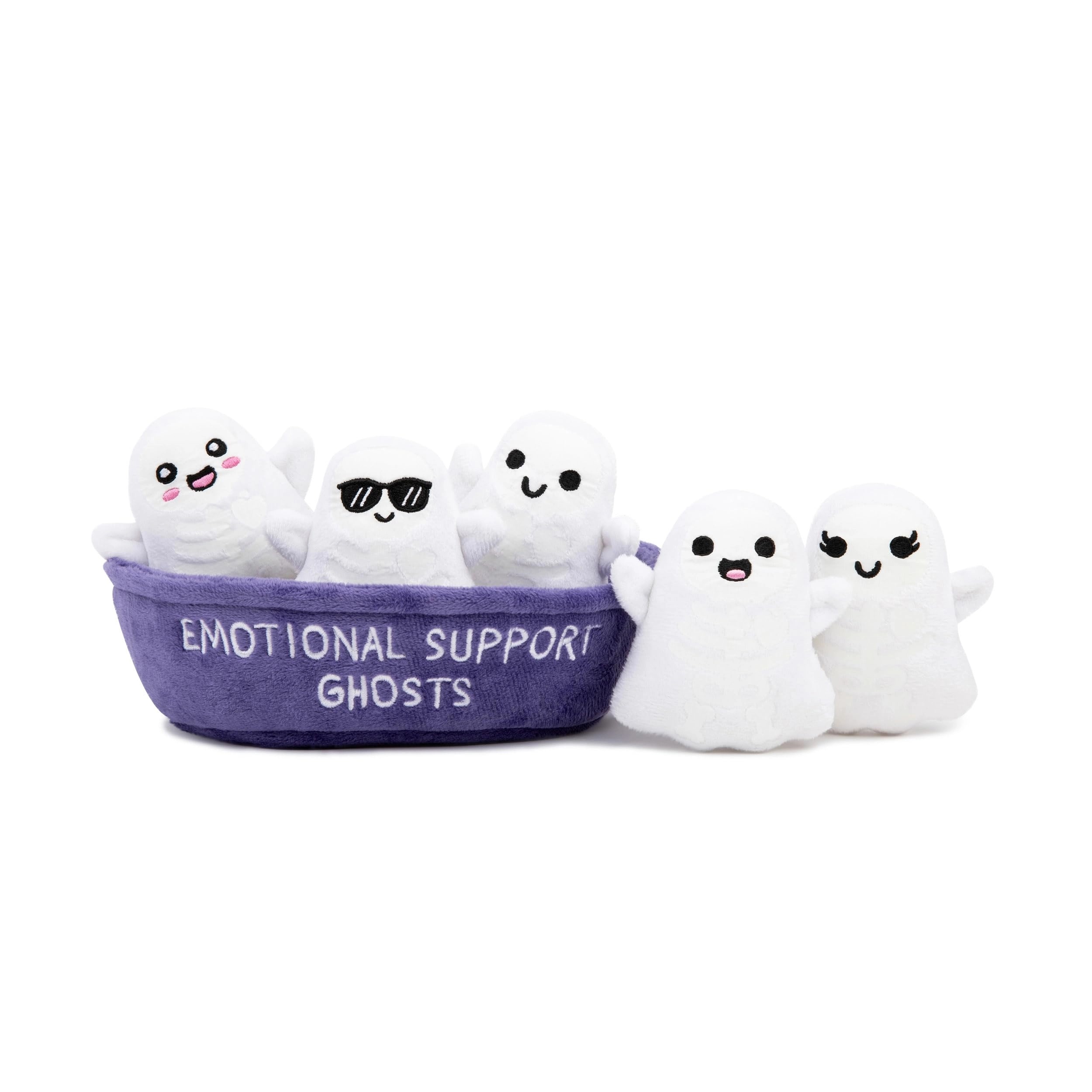 What Do You Meme? Emotional Support Ghosts - Mini 5 Count Glow in the dark