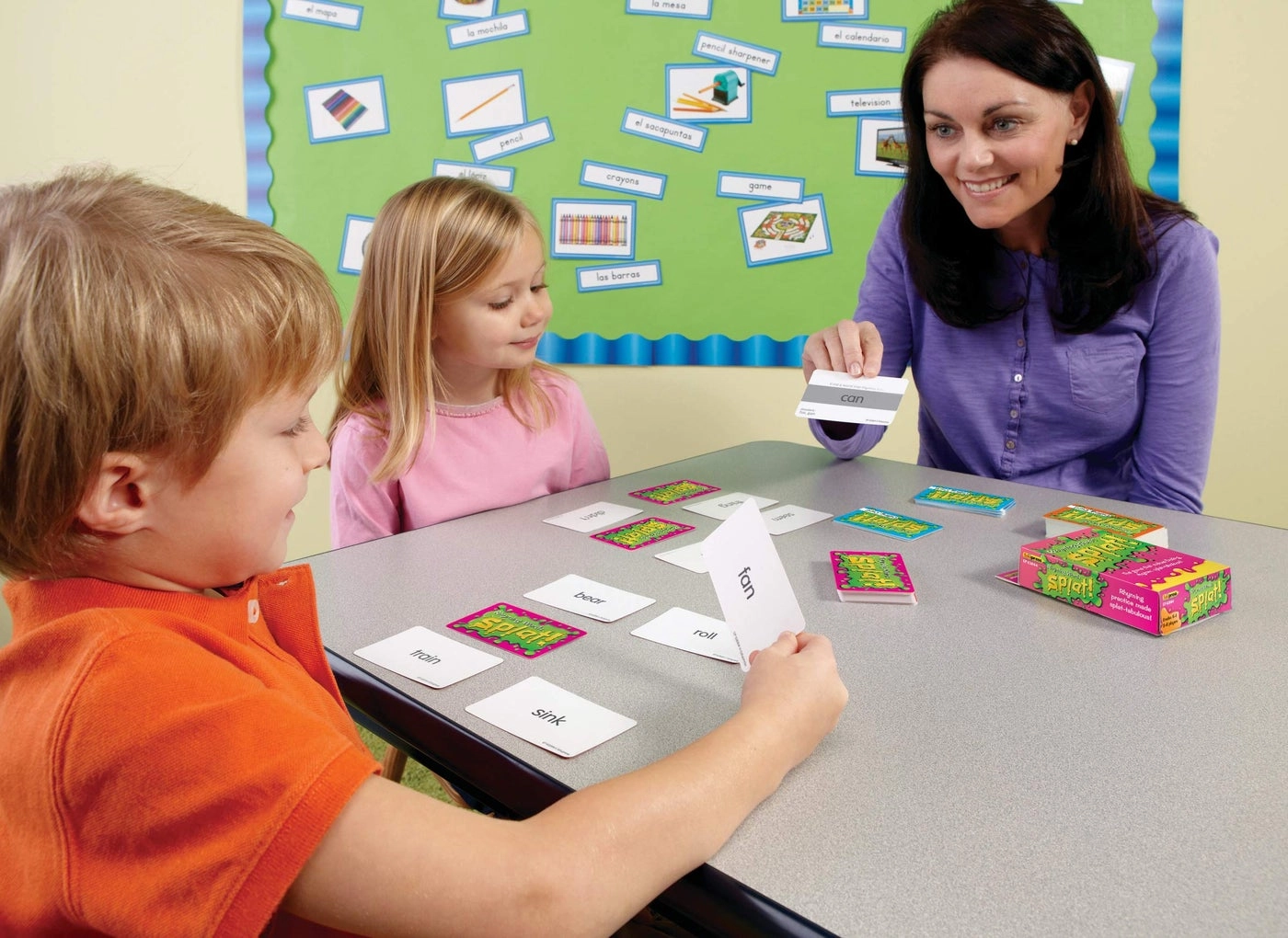 Rhyming Words Splat Game - Kid 225 pieces