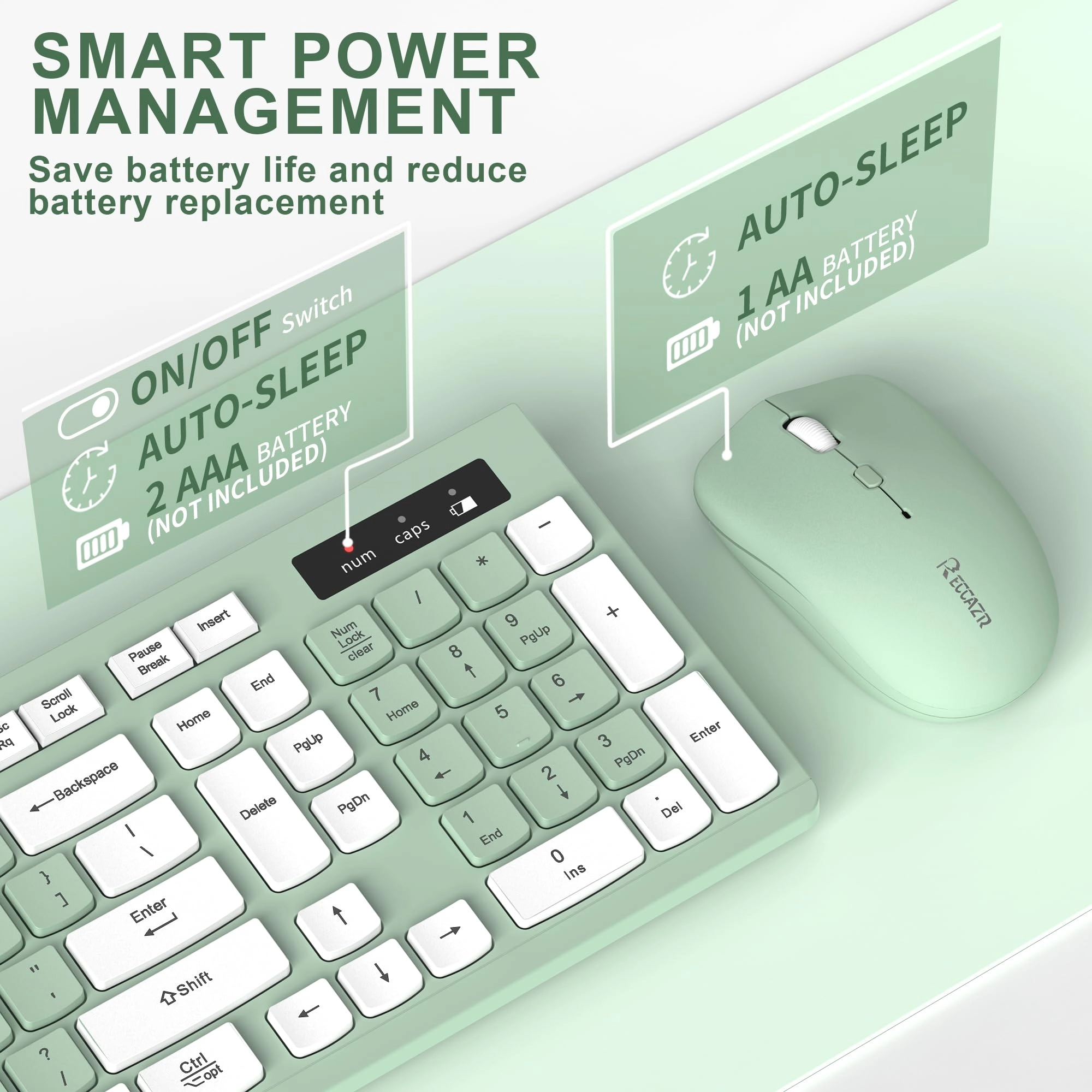 Ergonomic Wireless Keyboard - Wired