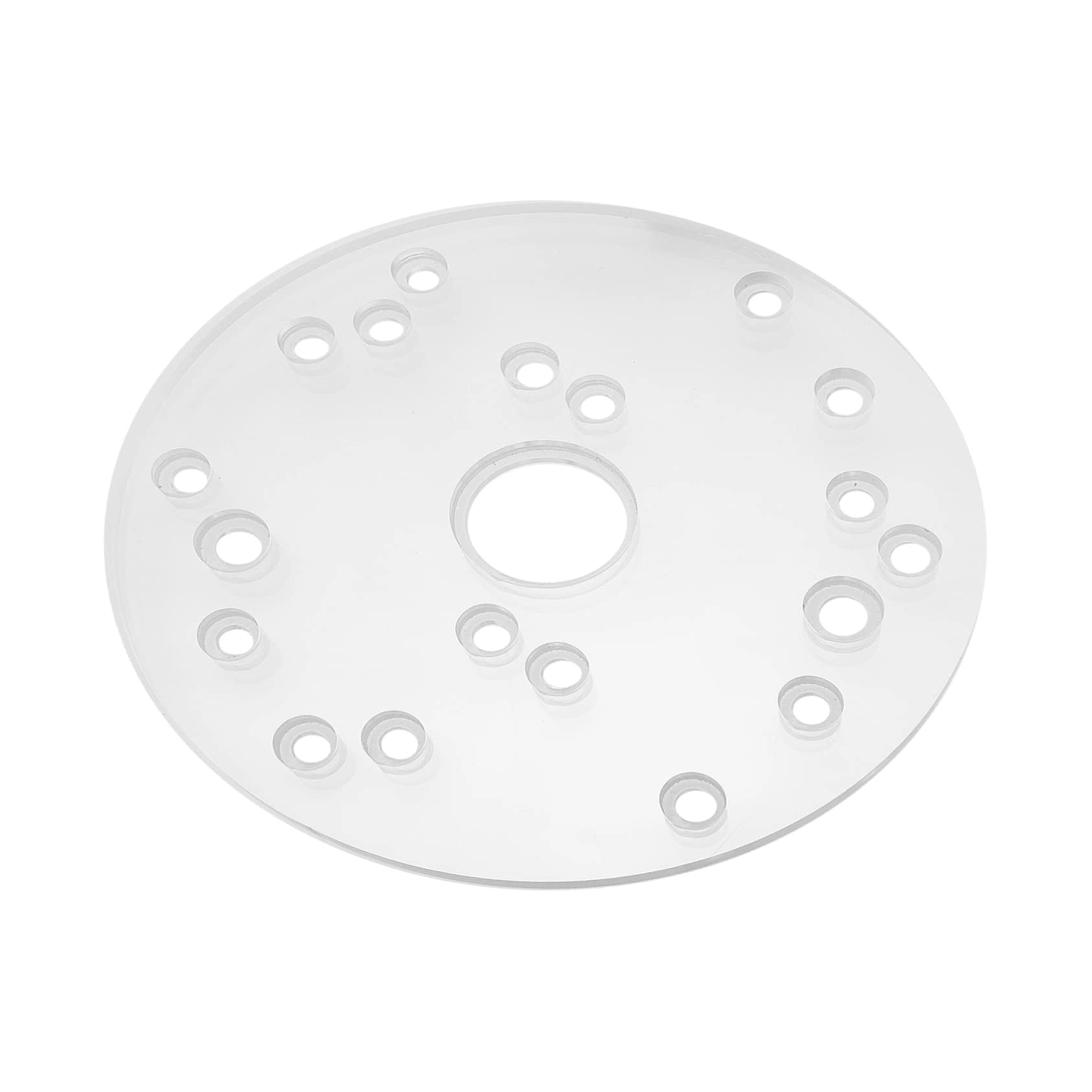 ZTJCY Router Base Plate - 16.40X16.40X0.70cm Acrylic Transparent