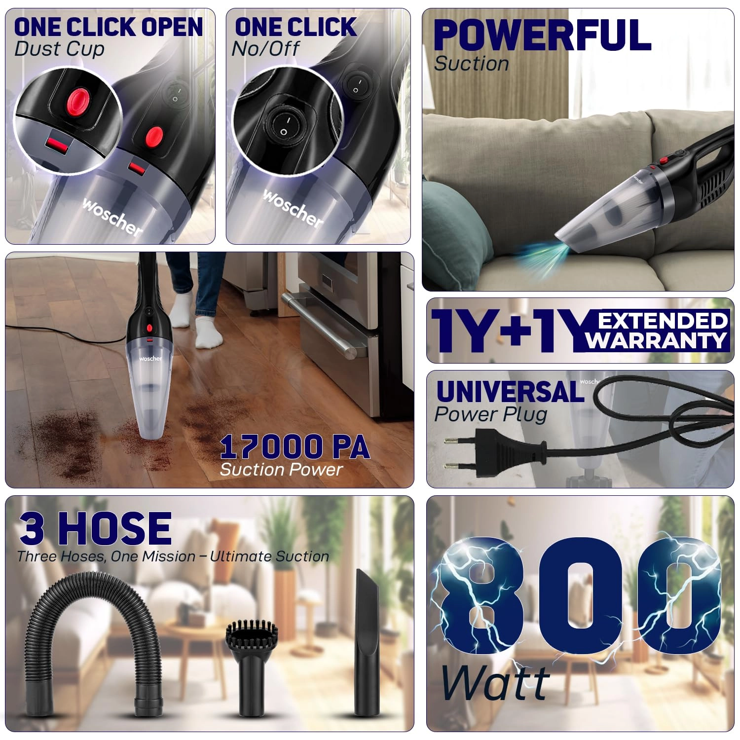 HomeVac - 800 Watts 17kPA