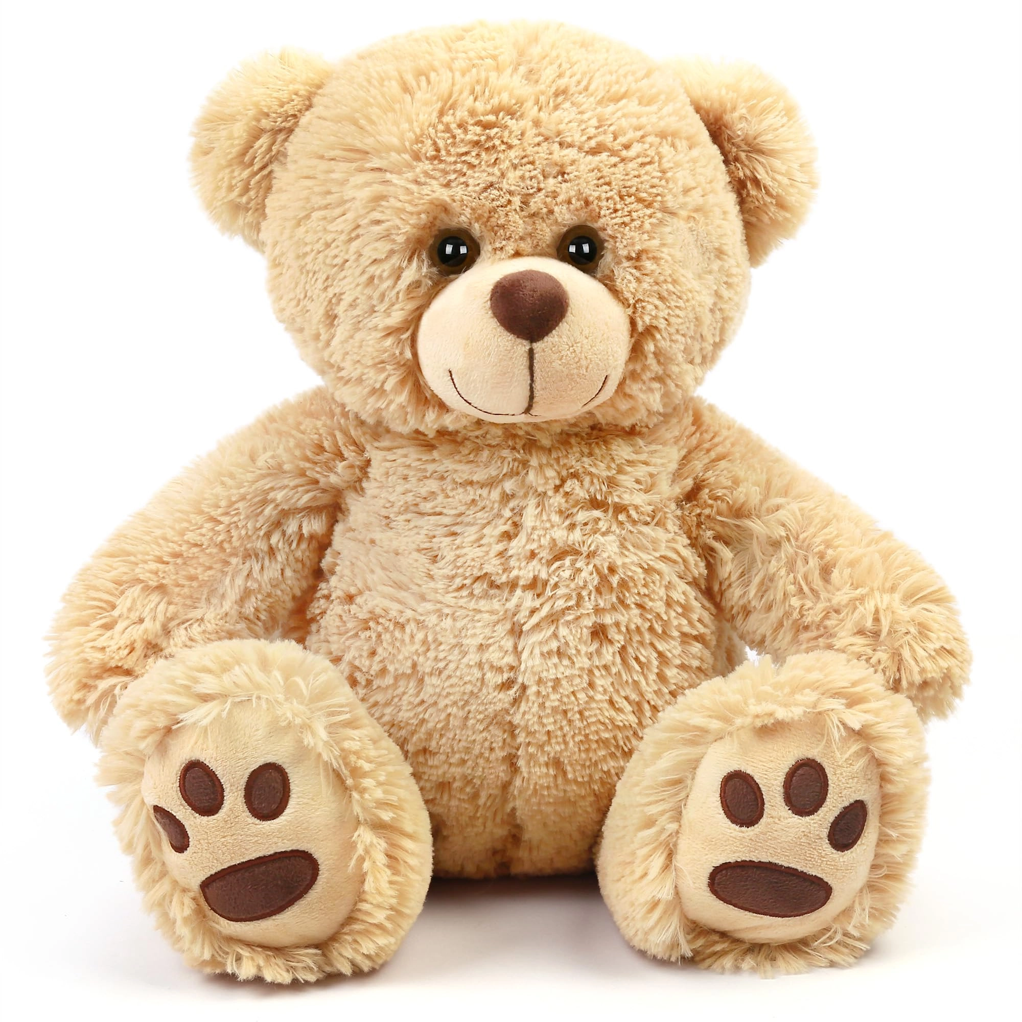 LotFancy Teddy Bear - 14 inch Brown Plush