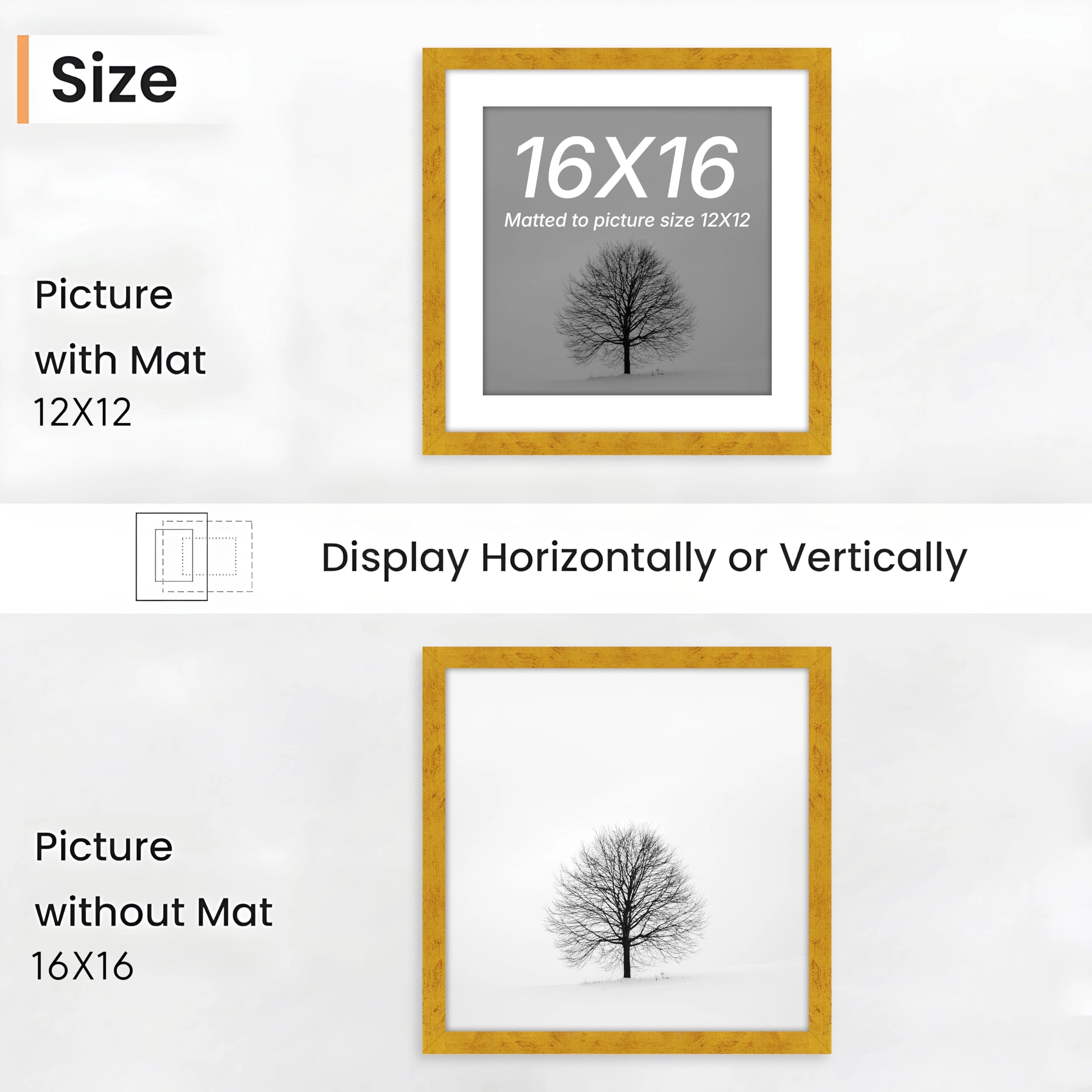 Document Frame - 40.6L x 40.6W Centimeters