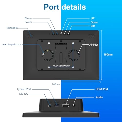 Touchscreen for Raspberry Pi - 10.1'' 1920*1200