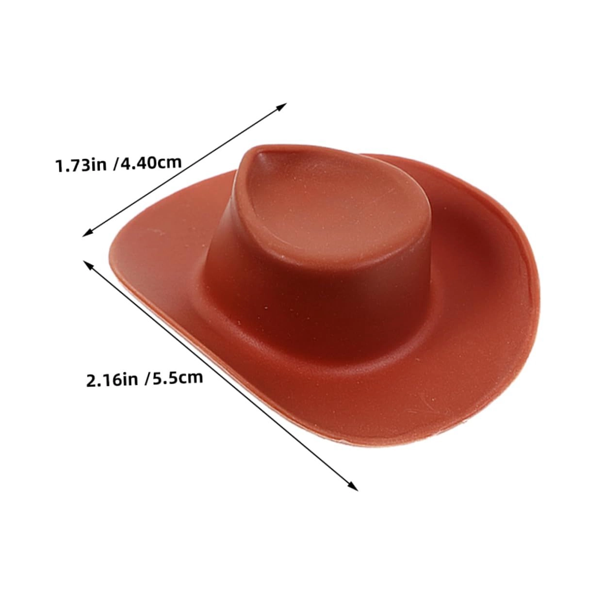 Mini Western Cowboy Hats - 60Pcs 5.50X4.40X2.00CM