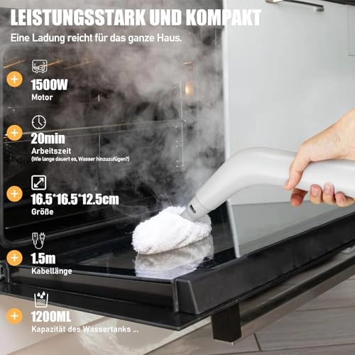 Handheld Steam Cleaner - 1.6 litre