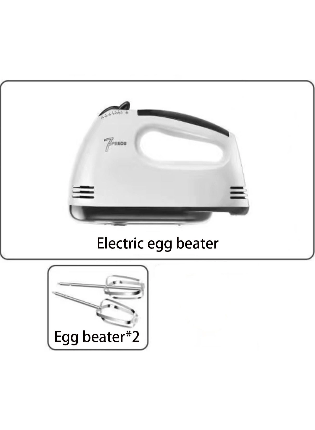Generic Egg Beater + Egg Beater Stick + Household Electric Cake Baking Tool + Cream Handheld Small Egg White Mixer And Dough Mixer
