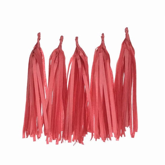Party Popper - Red Tassels Tassel Garland