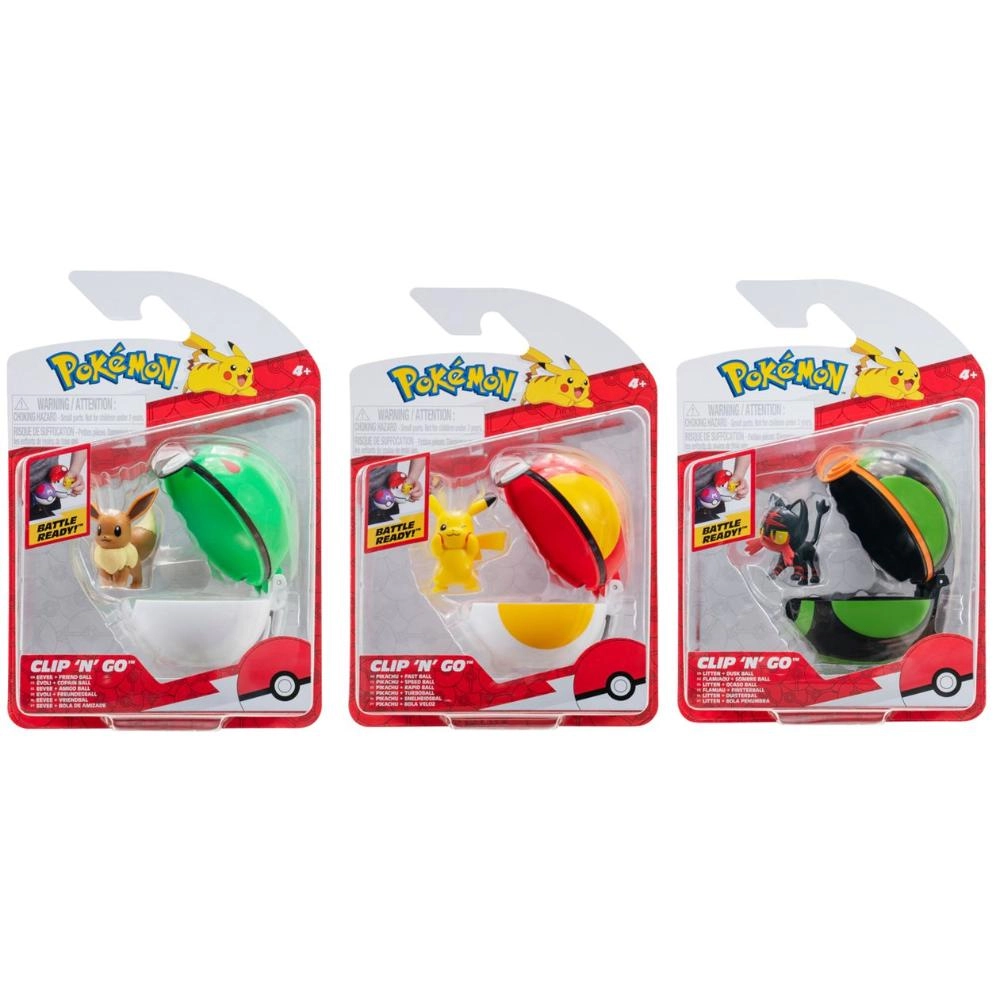 Clip n Go Bulbasaur + Poke Ball (ALGT-95057) 1 pcs