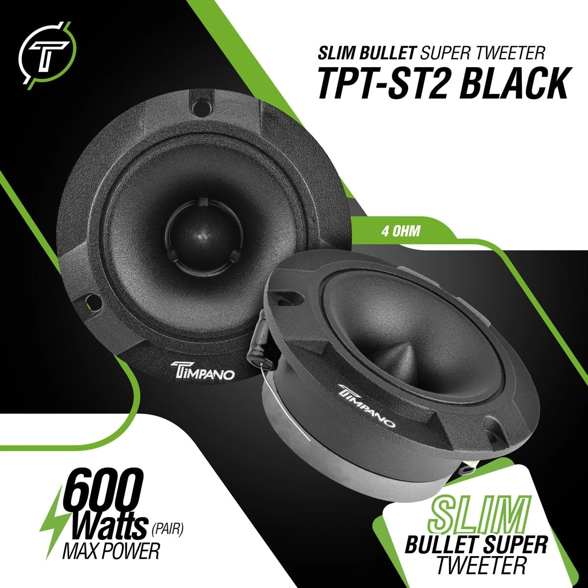 TPT-ST2 - 600 Watts 4 Ohm 105 dB