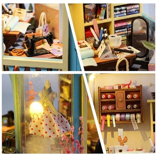 DIY Miniature Dollhouse Kit - 1:24