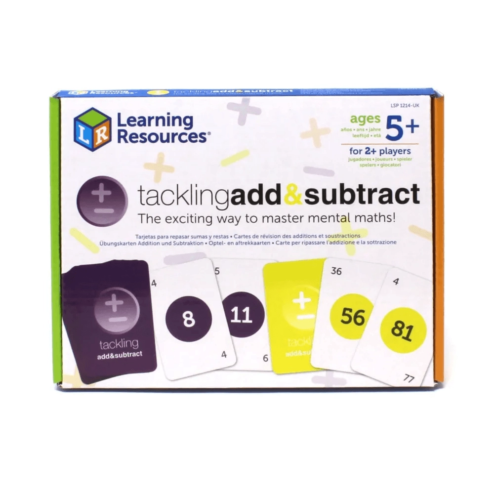 Learning Resources Tackling Add & Subtract - Suitable for 5 years and above 84 pieces