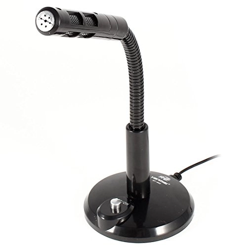 3.5mm Stereo Studio Speech Microphone Mic Stand Mount - Black Small