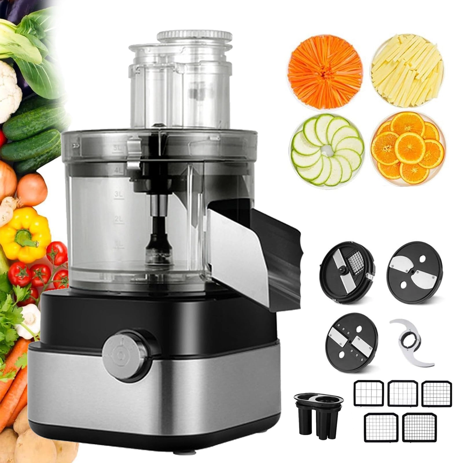 Electric Mini Food Processor - 5L 600w