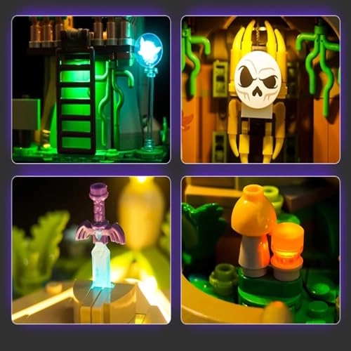 LED Light kit - for Lego 77092 Deku Tree Model Remote Control Version