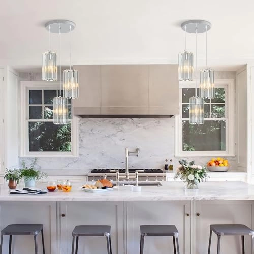 Chandelier - 3-Luces Chrome Crystal