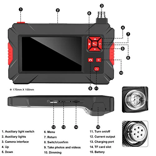 Digital Industrial Endoscope - 8.0mm 1m