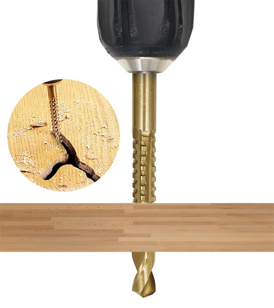 Drill Bit Set - Titanium Coated 6Pcs