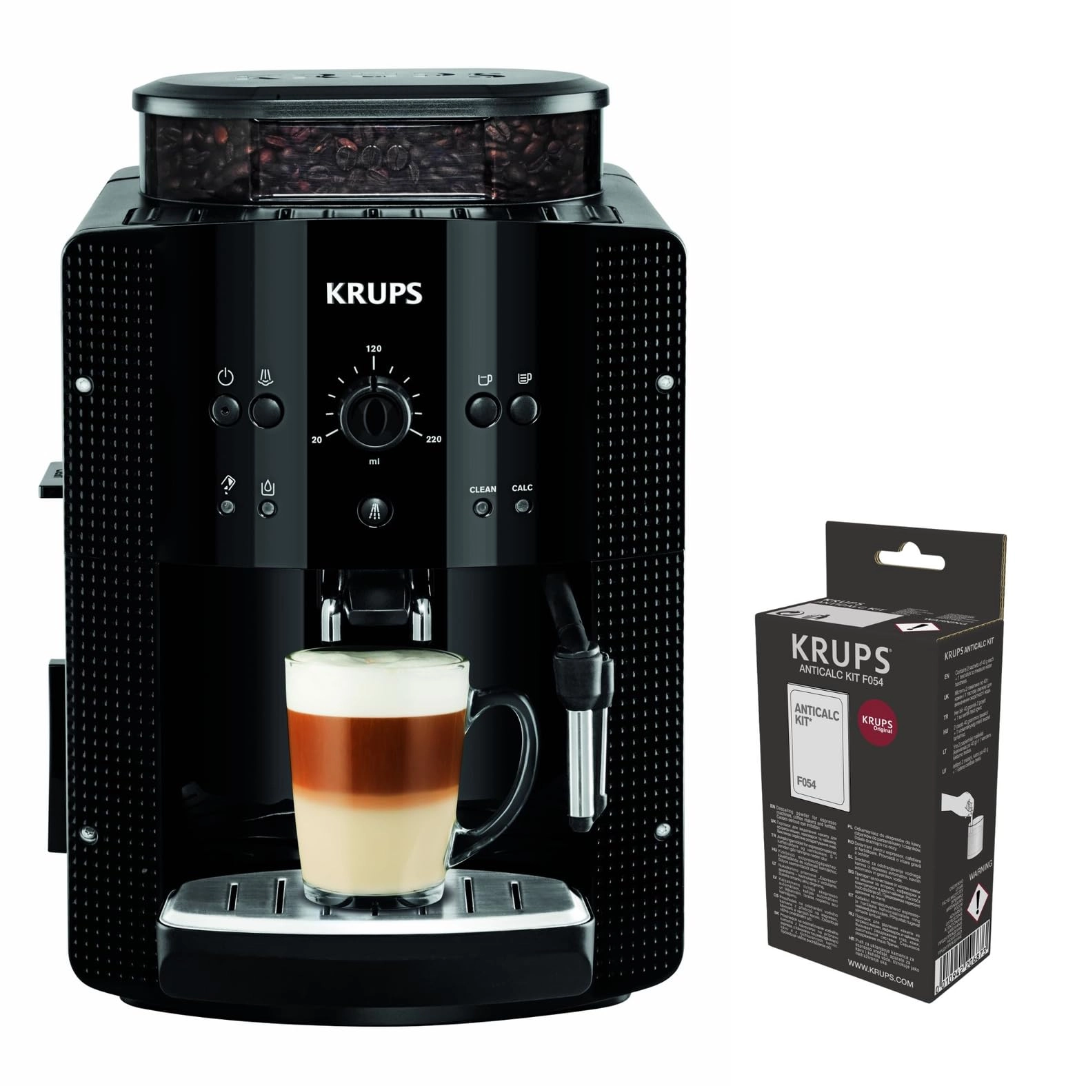 Krups Fully Automatic Espresso & Cappuccino Machine & Milk EA8108