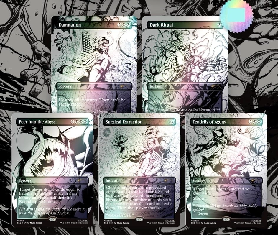 MTG Decks & More Secret Lair x Marvel's Spider-Man: Venom Unleashed - Inks - Foil Edition