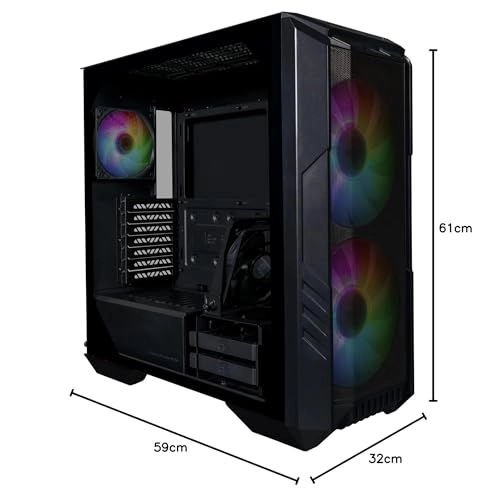 HAF 500 - Tempered glass side panel Mid Tower