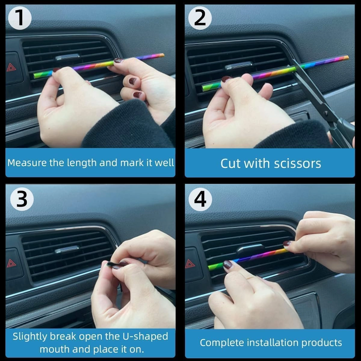 Universal Car AC Vent Decoration Strip