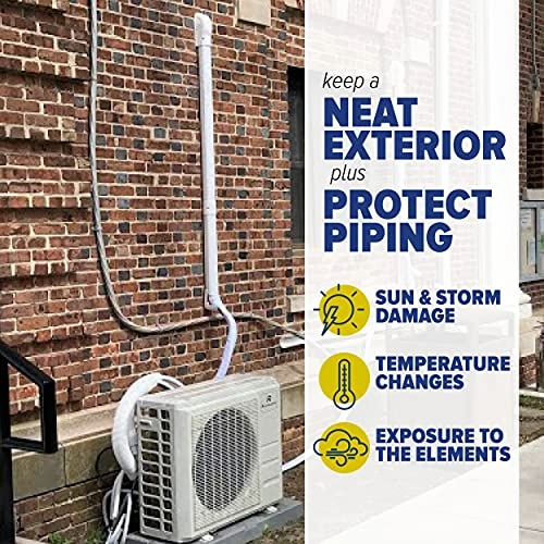 Mini Split AC Line Set Cover Kit - 9,000 12,000 18,000 BTU
