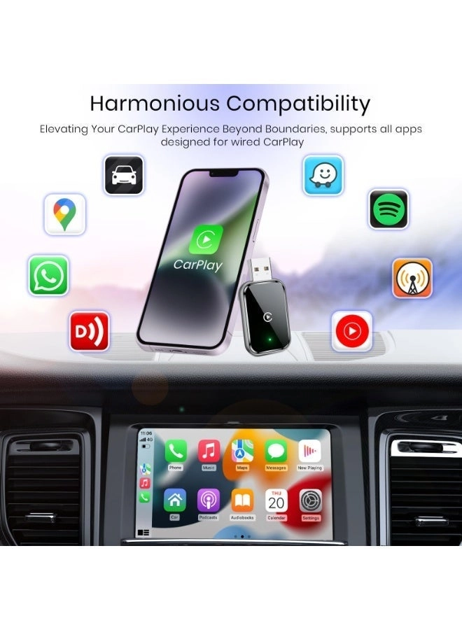 Wireless CarPlay Adapter - for iPhone USB-C & Type-C
