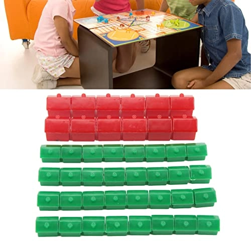 Hotels Houses Game Pieces - 10 red houses and 30 green houses