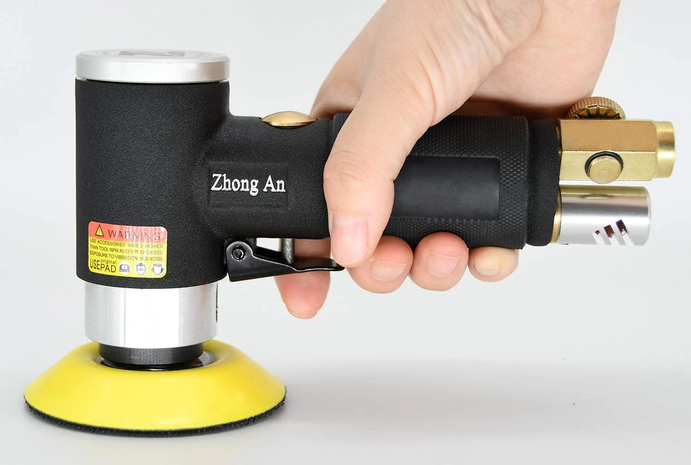 Mini Orbital Sander - 3-inch Dual Action Black