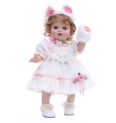 Reborn Baby Doll - 18 Inch Fullbody Vinyl Girl Ages 3+