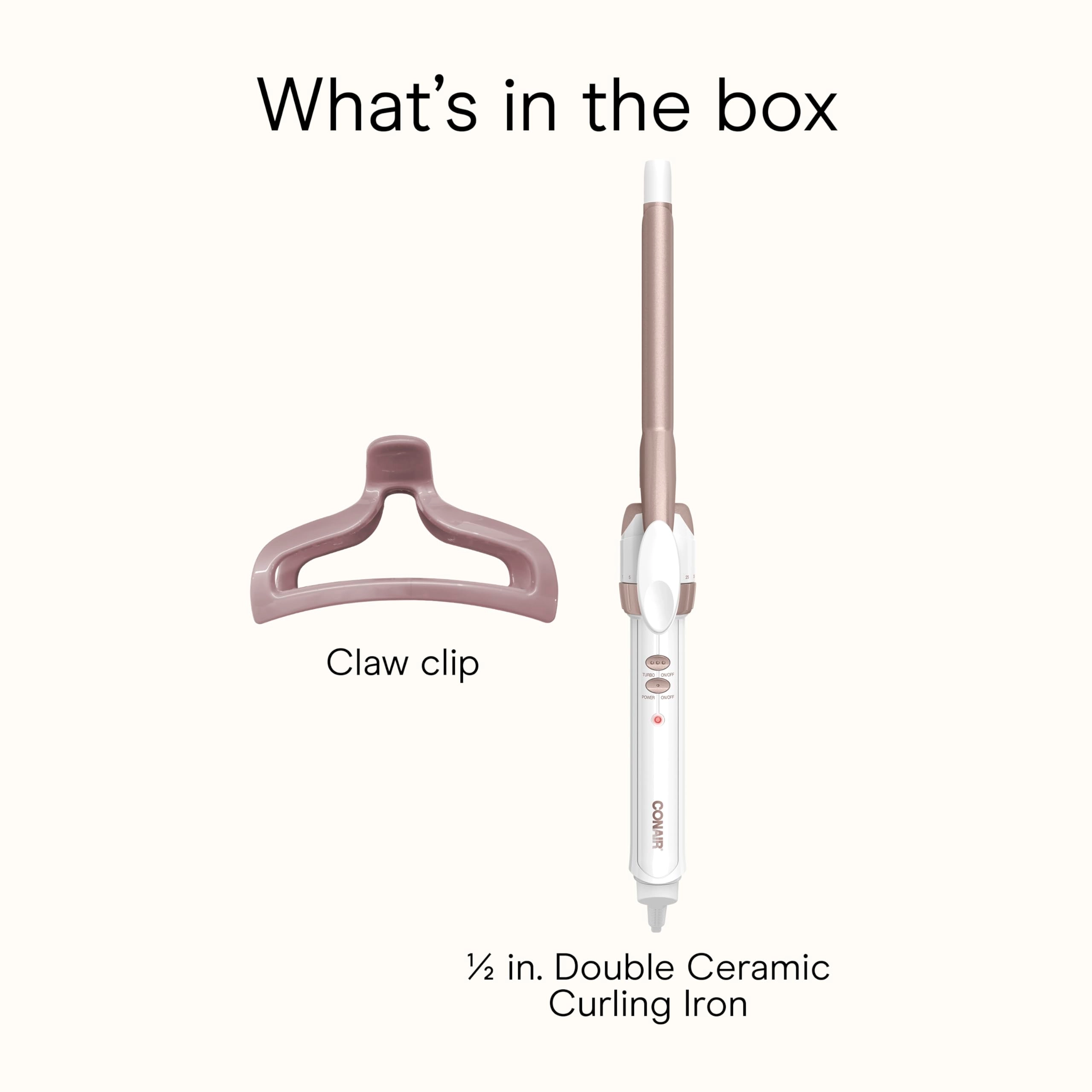 Double Ceramic Curling Iron - .5 Inch