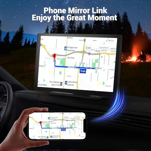 Wireless Apple Carplay Screen - 4K 1080p