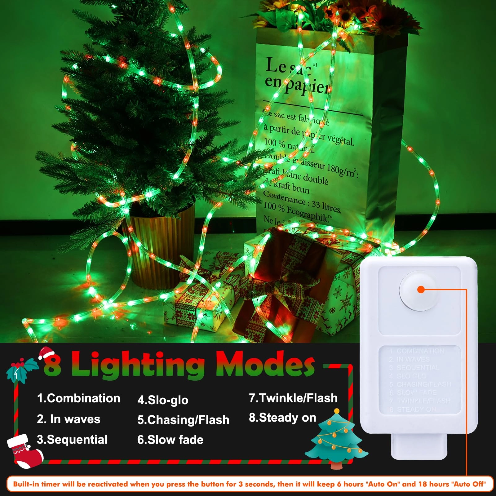 LED Rope Lights - 150ft