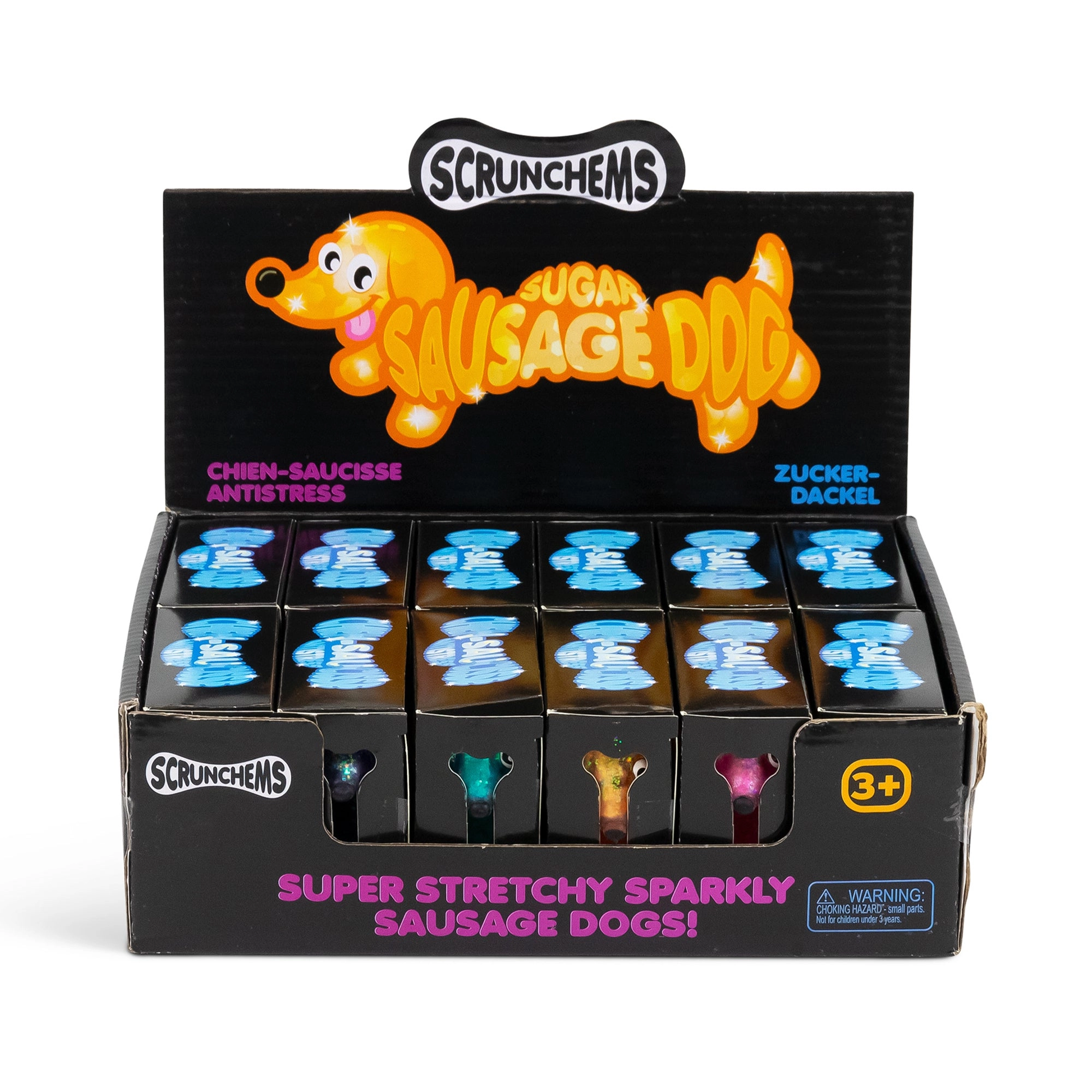 BORDERS Scrunchems Sugar Sausage Dog Assortment 3 cm Multicolor