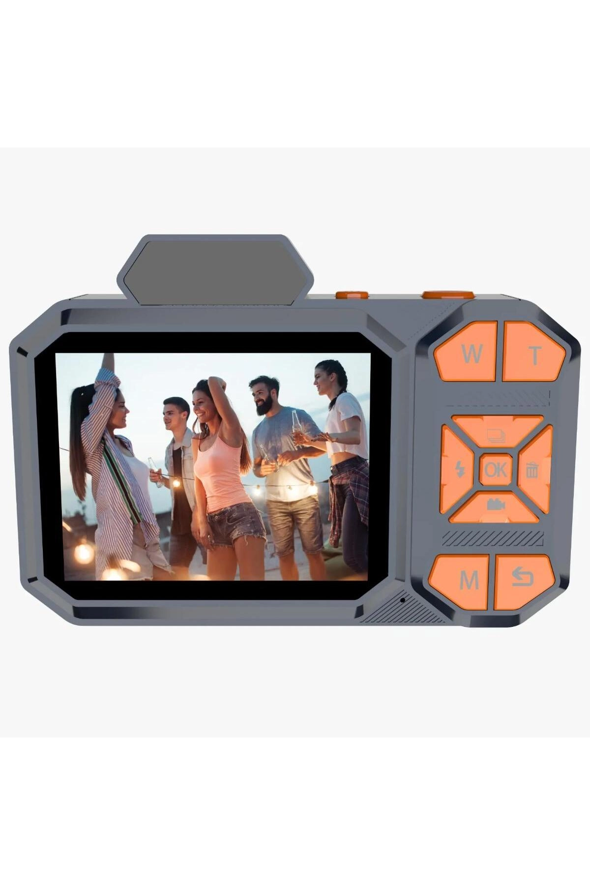 Waterproof Digital Camera - 13MP 18x Zoom