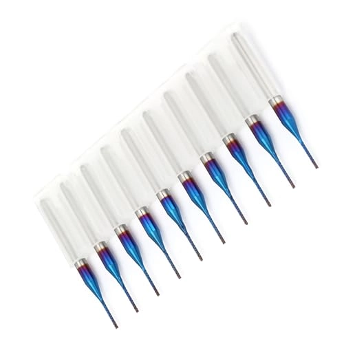 End Mill - carbide 10pcs 0.8mm