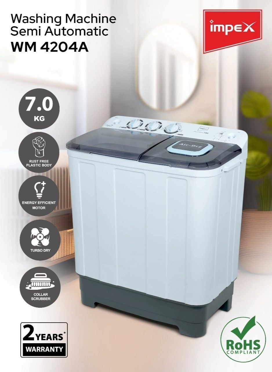 Double Door Refrigerator + Semi-Automatic Washing Machine