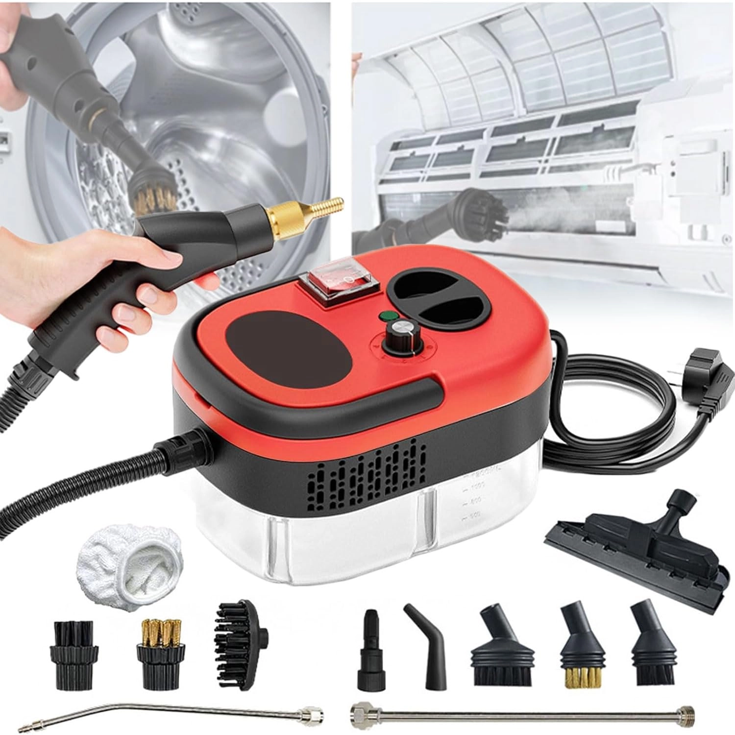 Steam Cleaner - 3BAR 1.2 Liters