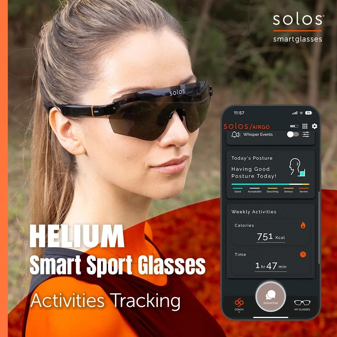 Helium 1-1 RRD - Shiny Black Mirror Orange Red