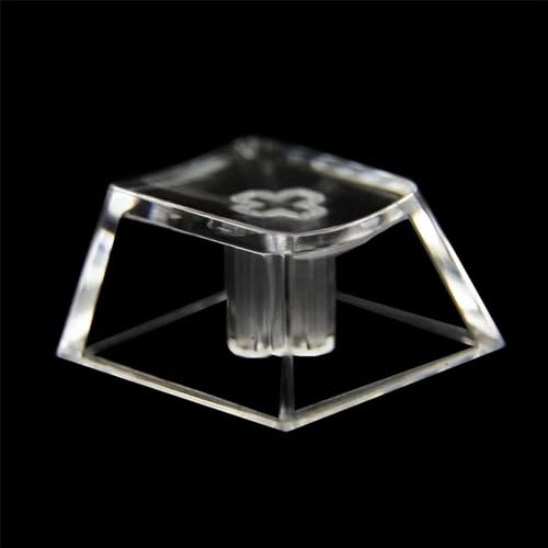 Blank Keycaps - 1U Cherry R4 20pcs Transparent