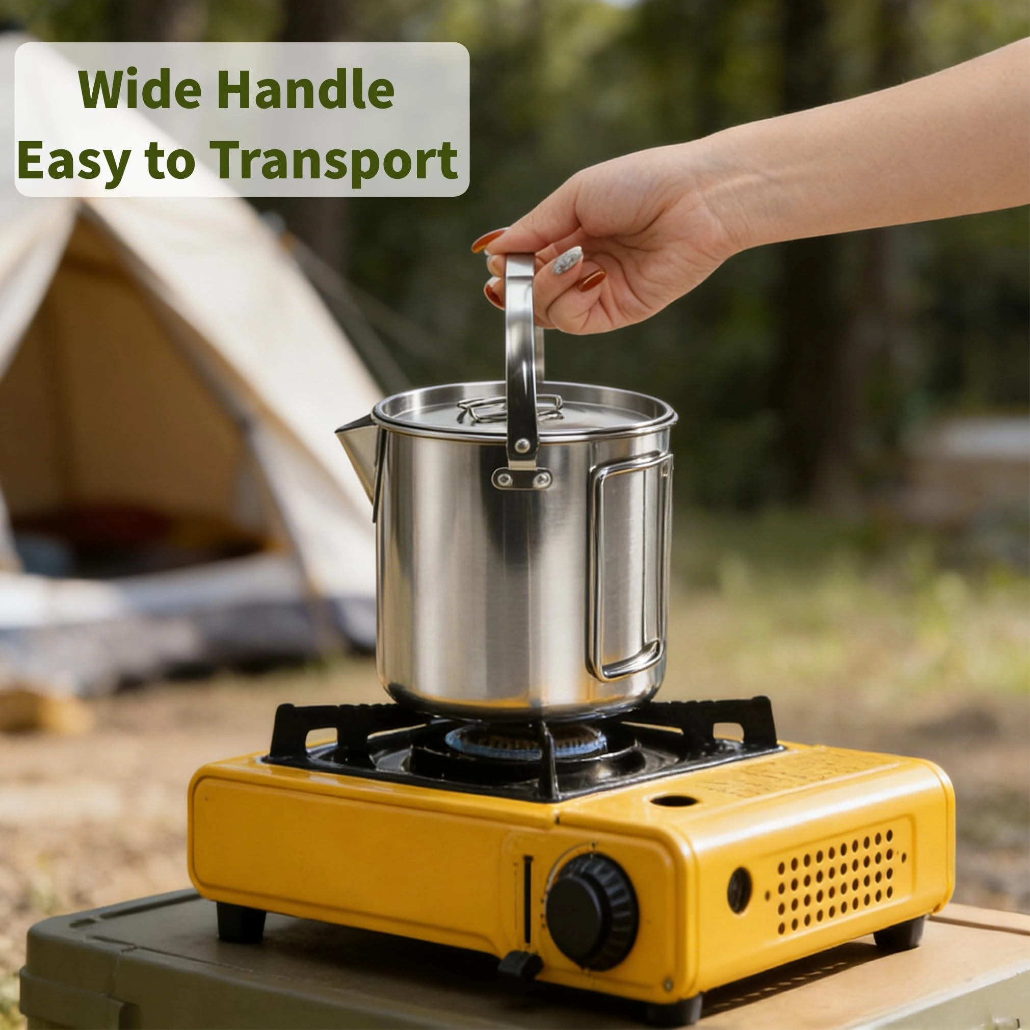 Camping Tea Kettle - 1.0 Count 1.2 Liters